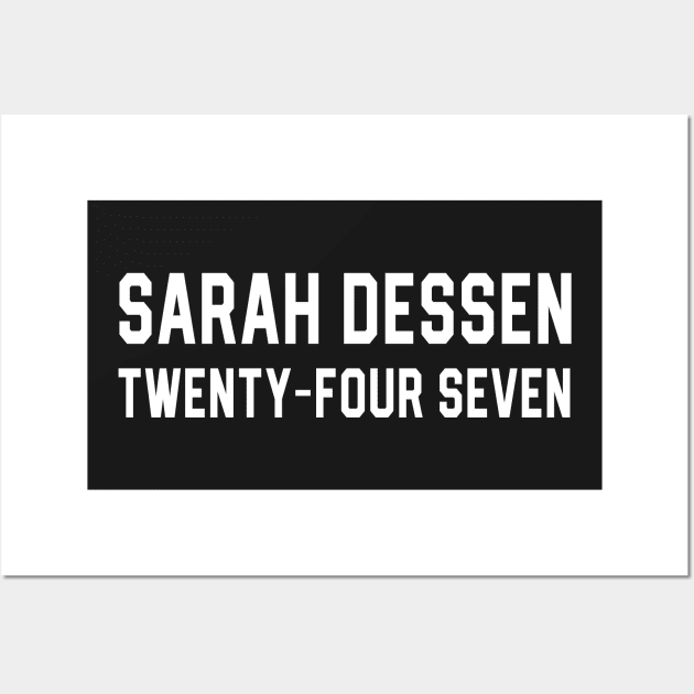 Sarah Dessen Twenty Four Seven Wall Art by 4everYA